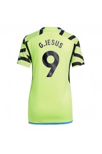 Fotbalové Dres Arsenal Gabriel Jesus #9 Dámské Venkovní Oblečení 2023-24 Krátký Rukáv
